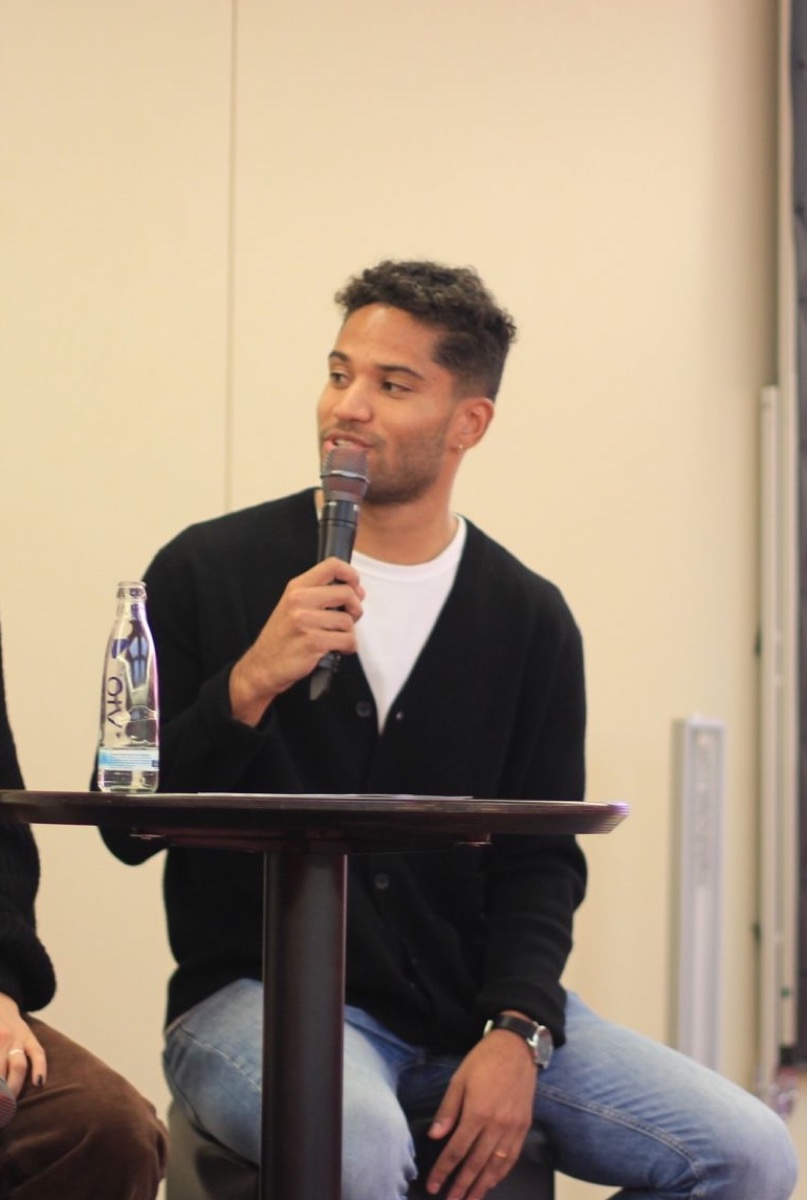 Felix Sonny Ijeh speaking on a panel