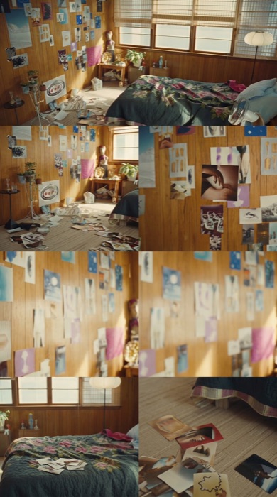 Collage bedroom location stills